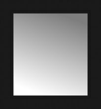 15" x 16" Soho Black Custom Framed Mirror