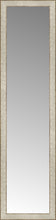14" x 53" Libretto Antique Silver Custom Framed Mirror
