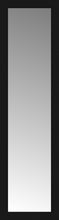 15" x 52" Soho Black Custom Framed Mirror