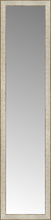 14" x 58" Libretto Antique Silver Custom Framed Mirror