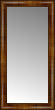 15" x 29" Belmont Light Brown Custom Framed Mirror