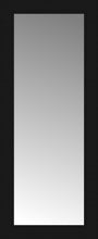 14" x 32" Soho Black Custom Framed Mirror