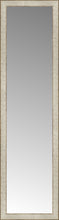 15" x 54" Libretto Antique Silver Custom Framed Mirror