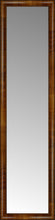 15" x 56" Belmont Light Brown Custom Framed Mirror