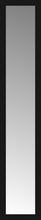 15" x 75" Soho Black Custom Framed Mirror