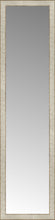 15" x 57" Libretto Antique Silver Custom Framed Mirror