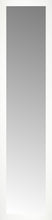 15" x 61" White Wide Cube Custom Framed Mirror