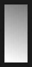 14" x 27" Soho Black Custom Framed Mirror
