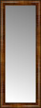 14" x 34" Belmont Light Brown Custom Framed Mirror