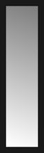 15" x 48" Soho Black Custom Framed Mirror