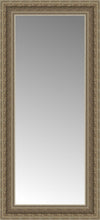 14" x 28" Ambrosia Silver Custom Framed Mirror