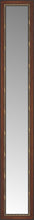 15" x 79" Malabar Walnut Custom Framed Mirror