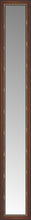 14" x 76" Malabar Walnut Custom Framed Mirror