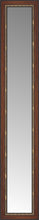 14" x 63" Malabar Walnut Custom Framed Mirror