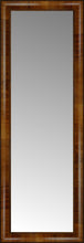 14" x 38" Belmont Light Brown Custom Framed Mirror