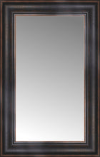 15" x 22" Aged Bronze Slope Custom Framed Mirror