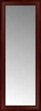15" x 38" Ansley Mahogany Custom Framed Mirror