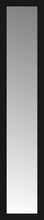 14" x 65" Soho Black Custom Framed Mirror
