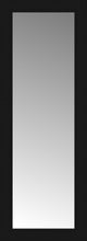 14" x 36" Soho Black Custom Framed Mirror