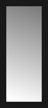 16" x 34" Soho Black Custom Framed Mirror