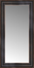 16" x 29" Aged Bronze Slope Custom Framed Mirror