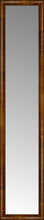 15" x 70" Belmont Light Brown Custom Framed Mirror