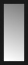 16" x 35" Soho Black Custom Framed Mirror