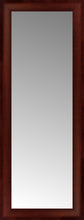 15" x 37" Ansley Mahogany Custom Framed Mirror