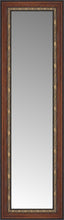 14" x 39" Malabar Walnut Custom Framed Mirror