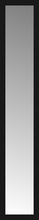 15" x 78" Soho Black Custom Framed Mirror