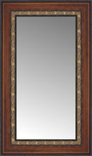 14" x 21" Malabar Walnut Custom Framed Mirror