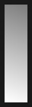 14" x 43" Soho Black Custom Framed Mirror