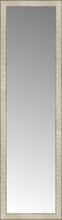 16" x 55" Libretto Antique Silver Custom Framed Mirror