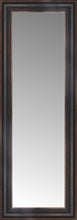 15" x 38" Aged Bronze Slope Custom Framed Mirror