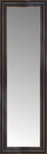 16" x 46" Aged Bronze Slope Custom Framed Mirror