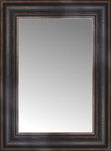 14" x 18" Aged Bronze Slope Custom Framed Mirror