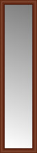 16" x 61" Ansley Cherry Custom Framed Mirror