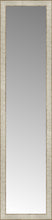 14" x 56" Libretto Antique Silver Custom Framed Mirror