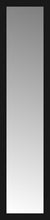 15" x 60" Soho Black Custom Framed Mirror
