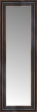 14" x 36" Aged Bronze Slope Custom Framed Mirror