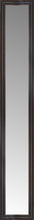 14" x 74" Aged Bronze Slope Custom Framed Mirror