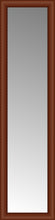 15" x 56" Ansley Cherry Custom Framed Mirror