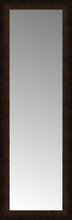 16" x 45" Dark Copper Custom Framed Mirror