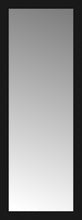 21" x 55" Soho Black Custom Framed Mirror