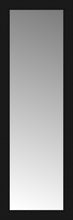 15" x 42" Soho Black Custom Framed Mirror