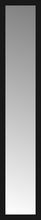 15" x 73" Soho Black Custom Framed Mirror
