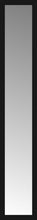 15" x 81" Soho Black Custom Framed Mirror