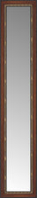14" x 58" Malabar Walnut Custom Framed Mirror