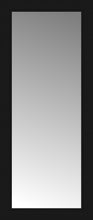 16" x 36" Soho Black Custom Framed Mirror