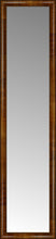 16" x 64" Belmont Light Brown Custom Framed Mirror
